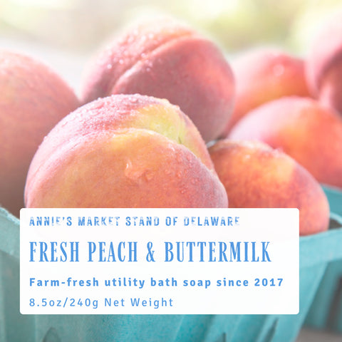 Fresh Peach & Buttermilk Soap - Family Size